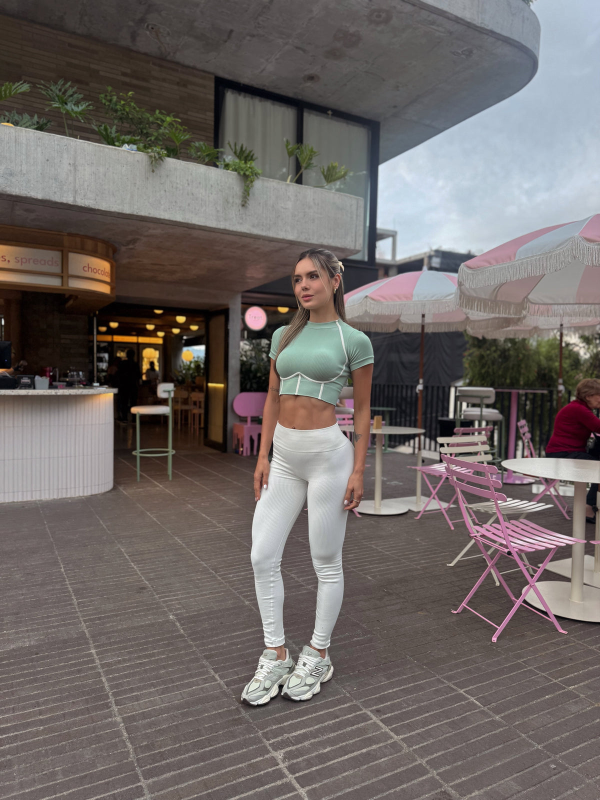 Leggings textura waffle Essencial
