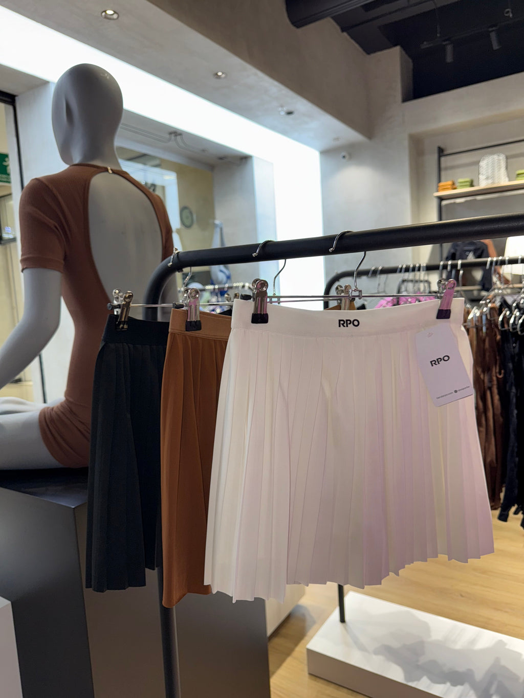 Falda Short Plizada