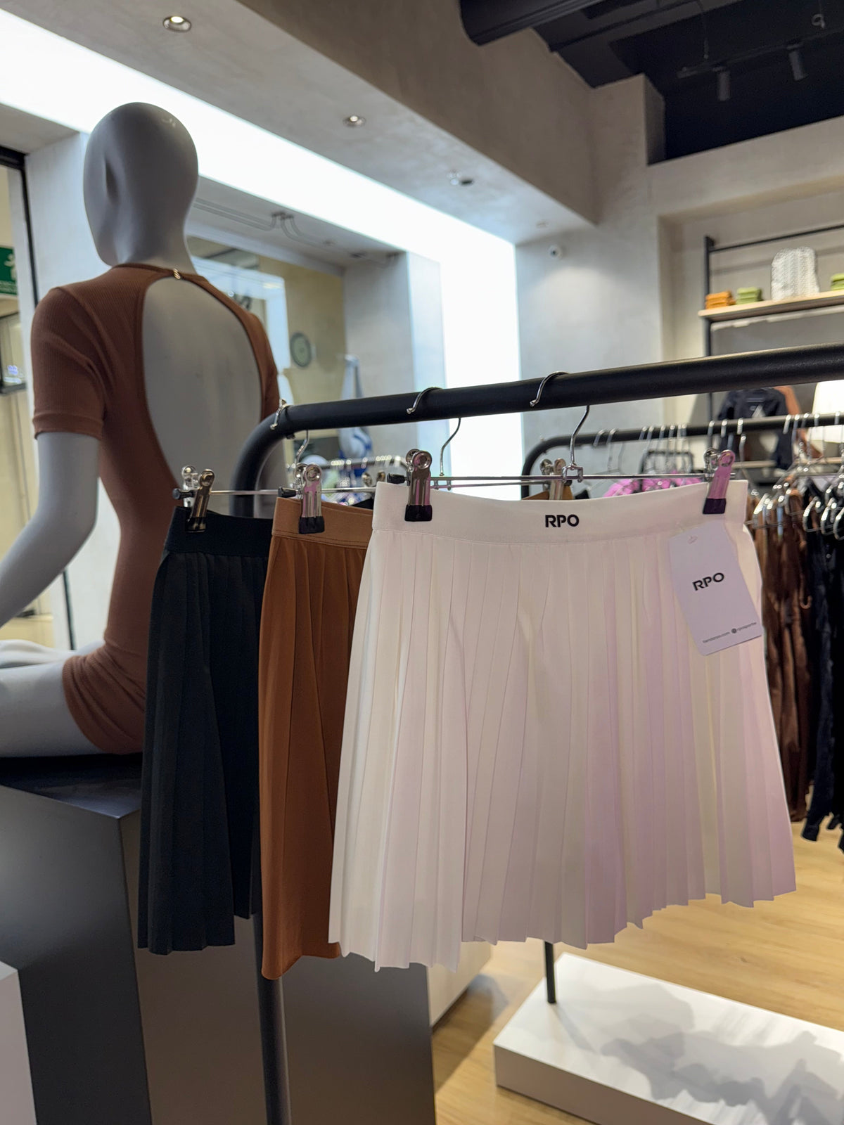 Falda Short Plizada