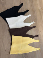 Croptop tejido hilos
