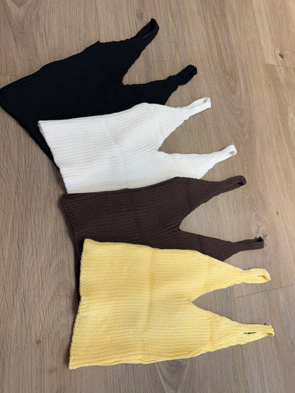 Croptop tejido hilos