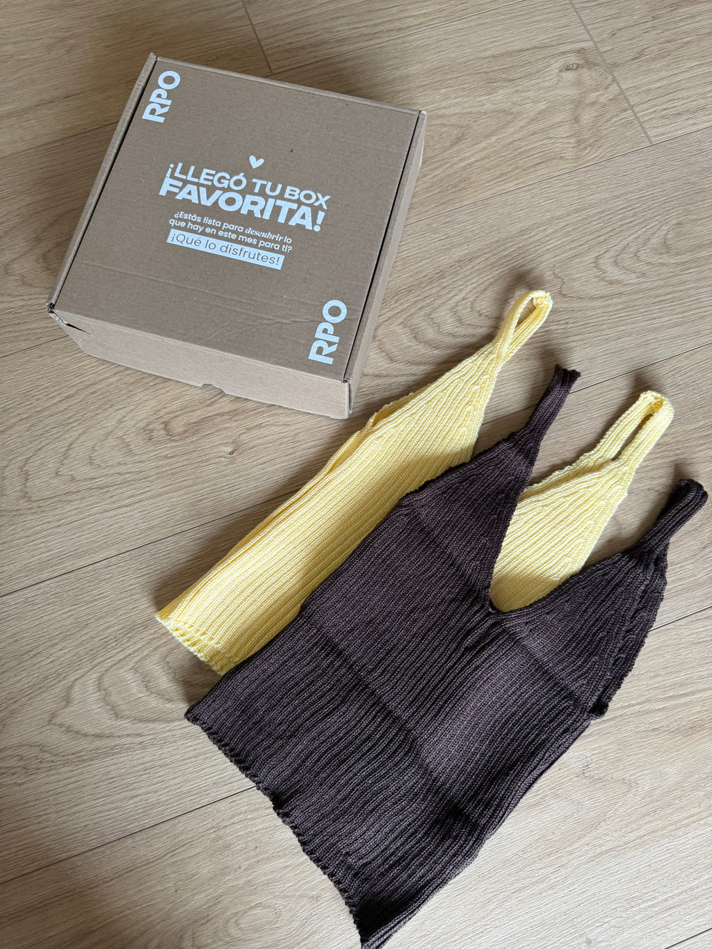 Croptop tejido hilos