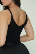 Croptop tejido hilos