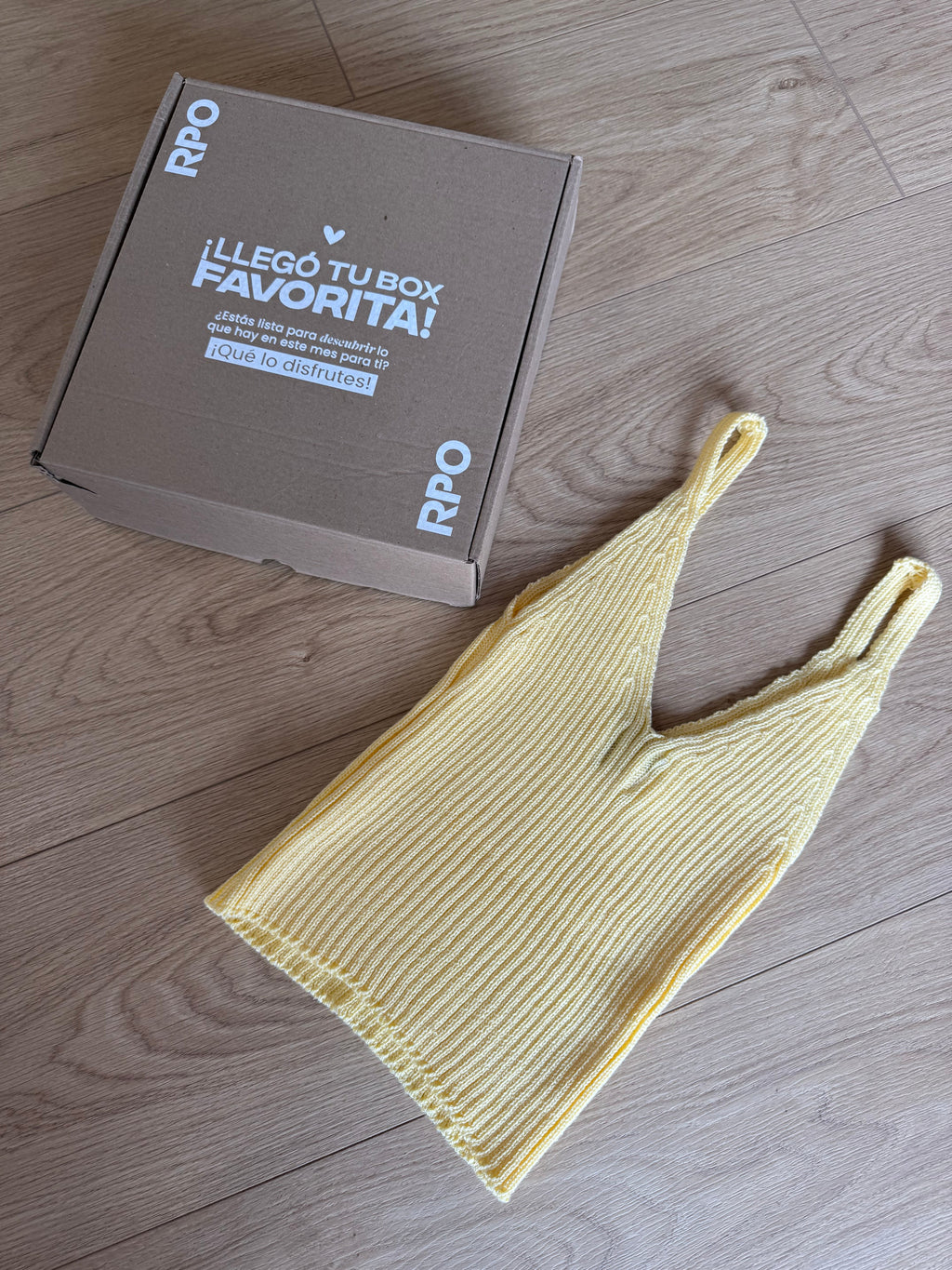 Croptop tejido hilos